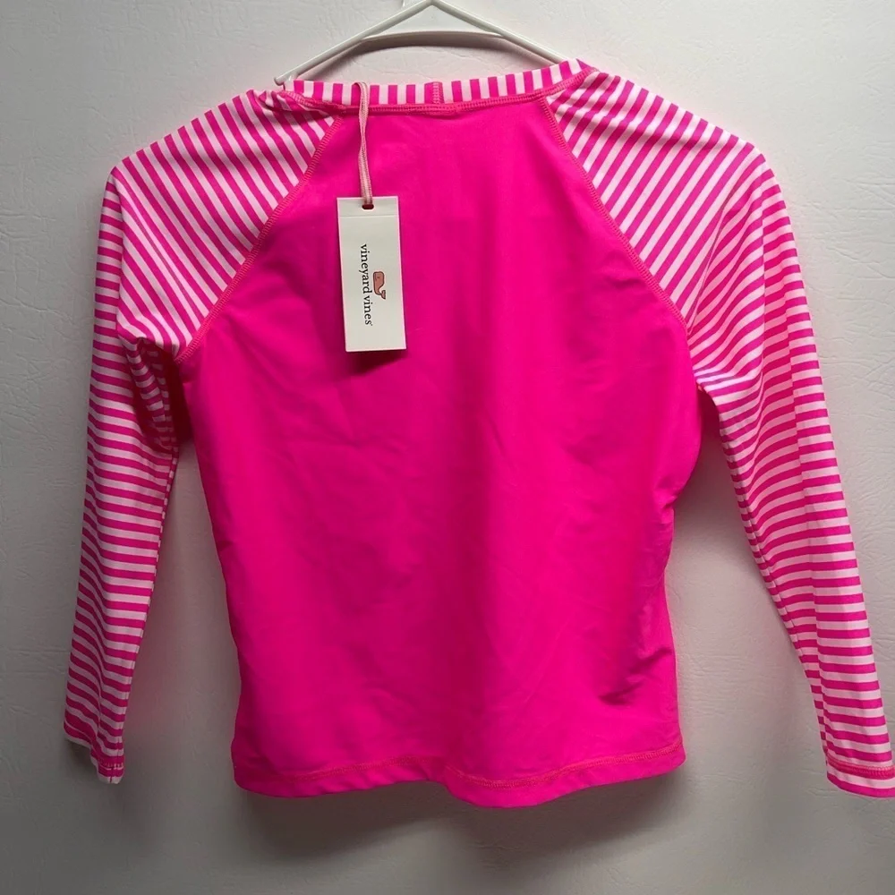 Vineyard vines girls swim shirt long sleeves size M 10-12 nwt